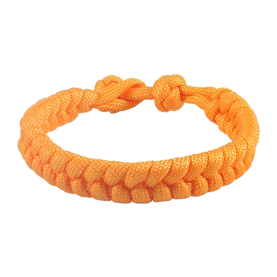 550 Paracord Rope Thread Knot Wrap Survival Bracelets Handmade Woven Braided Emergency Outdoor Multipurpose Women Men Jewelry