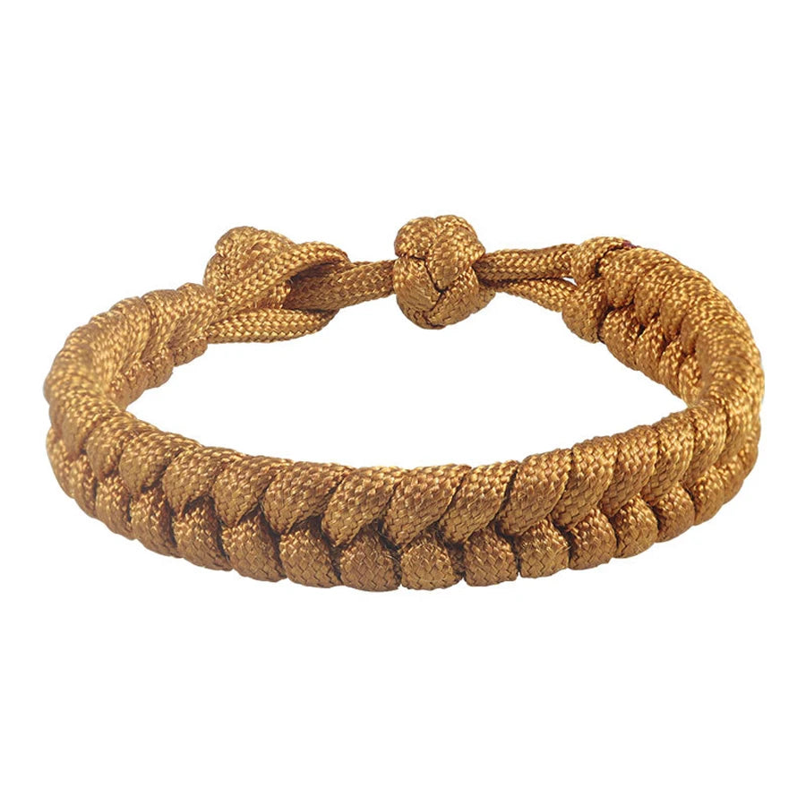 550 Paracord Rope Thread Knot Wrap Survival Bracelets Handmade Woven Braided Emergency Outdoor Multipurpose Women Men Jewelry