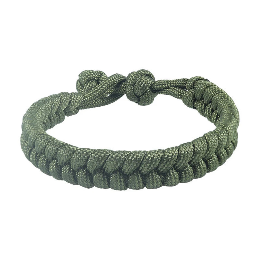 550 Paracord Rope Thread Knot Wrap Survival Bracelets Handmade Woven Braided Emergency Outdoor Multipurpose Women Men Jewelry